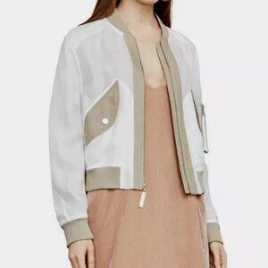 NWT BCBG Max Azria Mesh Bomber Jacket